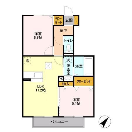 五井駅 バス15分  南国分寺台下車：停歩8分 1階の物件間取画像