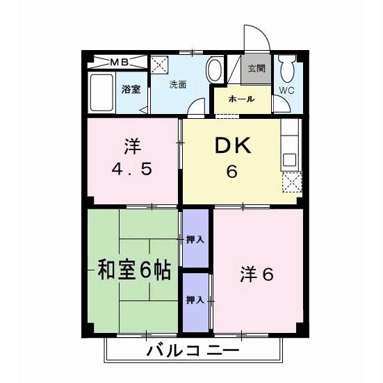 五井駅 バス9分  出津西１丁目下車：停歩6分 2階の物件間取画像