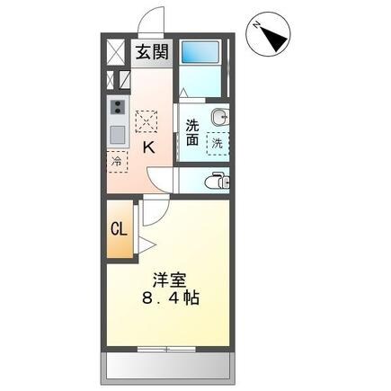 タスカータソルテⅢの物件間取画像