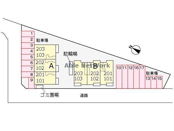 メゾンフォレスティアAの物件外観写真