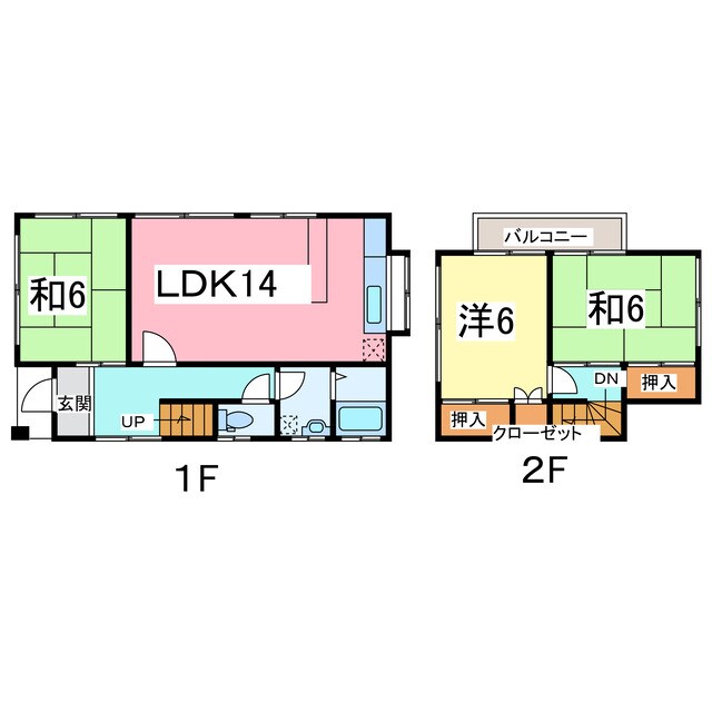 光風台駅 徒歩5分 1-2階の物件間取画像