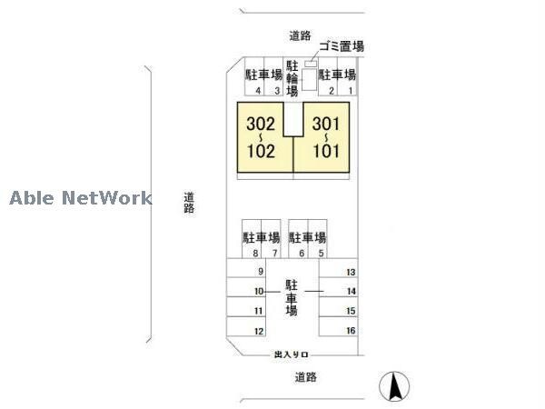 クレールコートの物件外観写真