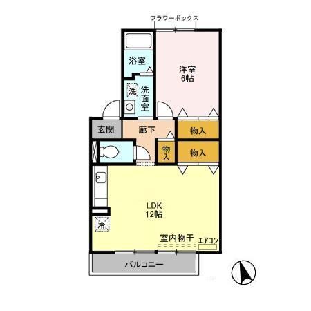 メイヒルズの物件間取画像