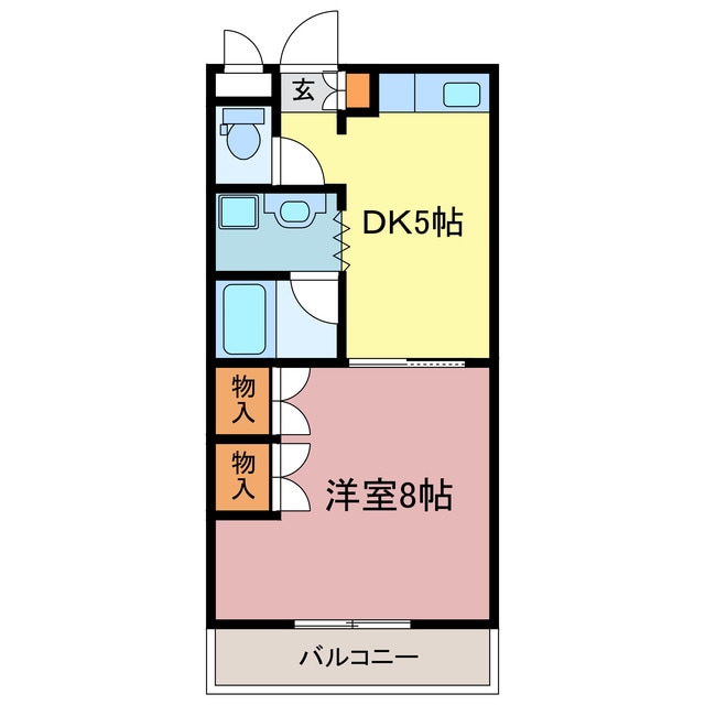 シャルマンハイツ内浜パートⅠの物件間取画像