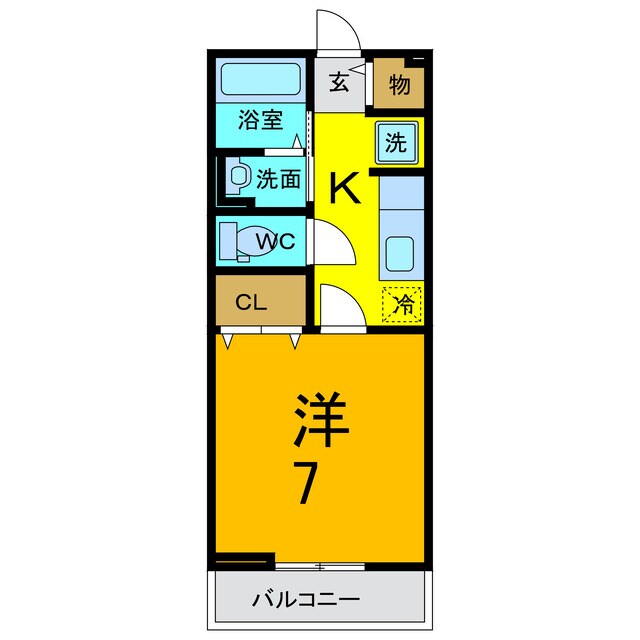 キルシュ　ブラウの物件間取画像