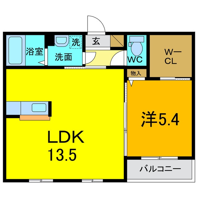 シャーメゾン弐丈の物件間取画像