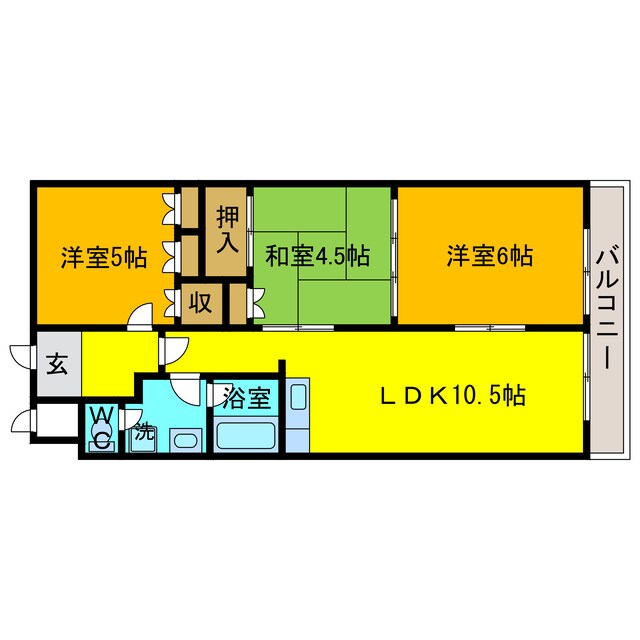 第１７柴田マンションの物件間取画像