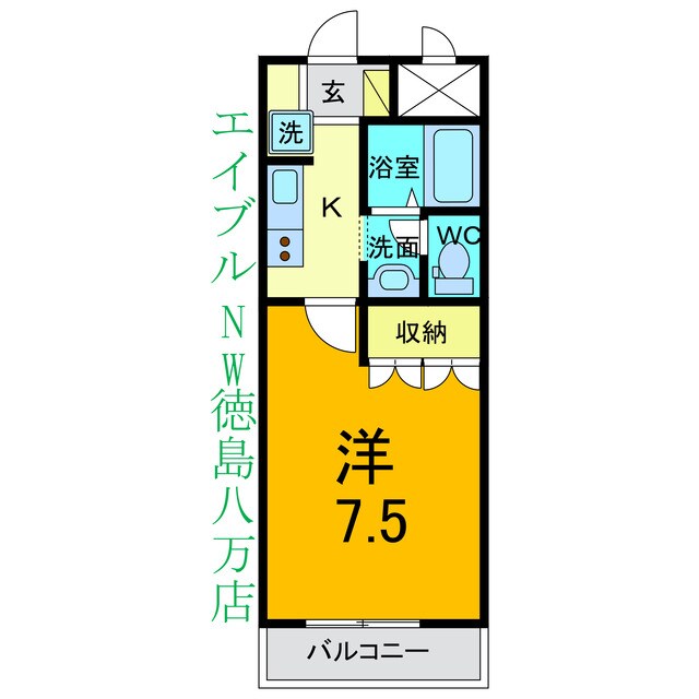 クレシアの物件間取画像