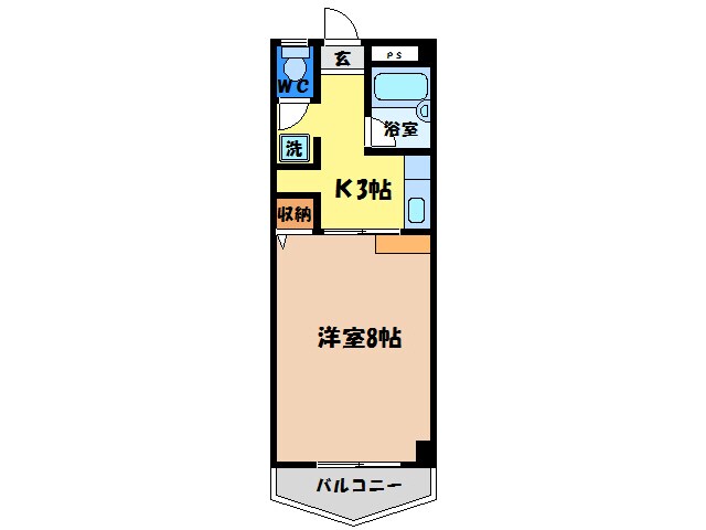 エクセルかちどき橋の物件間取画像