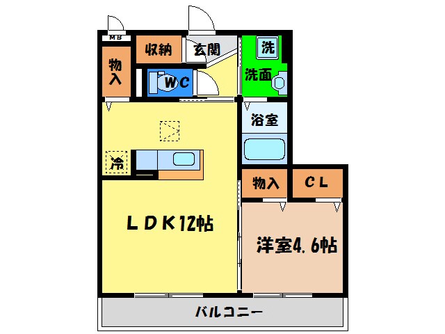 グランツの物件間取画像