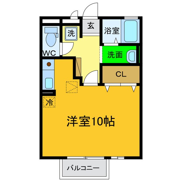 サンクレール沙羅の物件間取画像