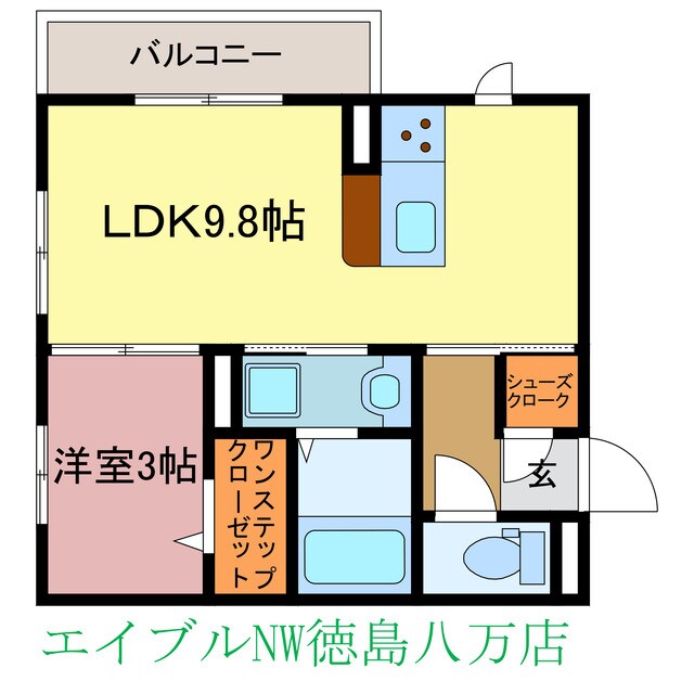 アゼリアブロムの物件間取画像