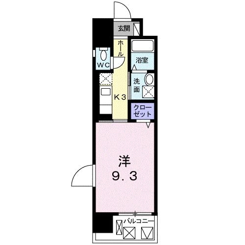 グランクリュ佐古　WESTの物件間取画像