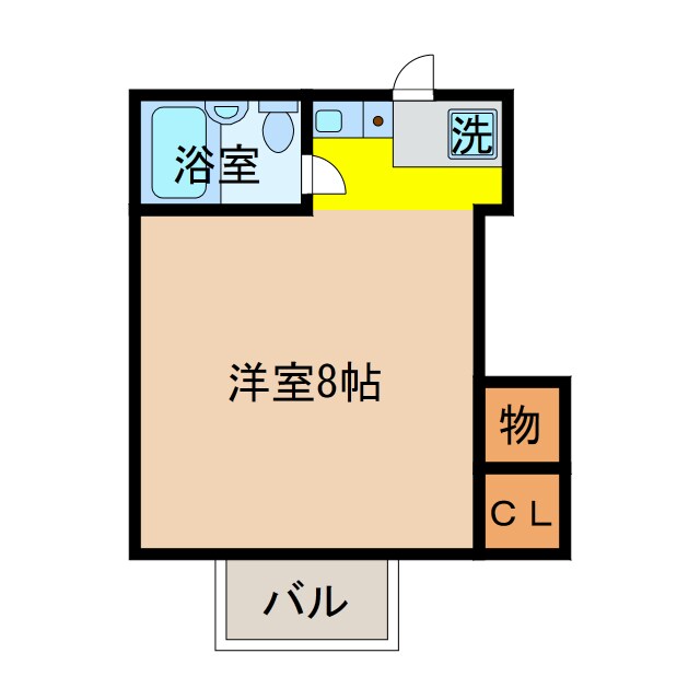 ハイツサンライズの物件間取画像