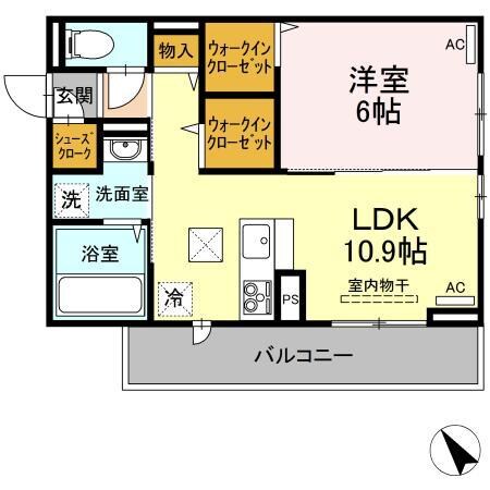 シャルマン上吉野の物件間取画像