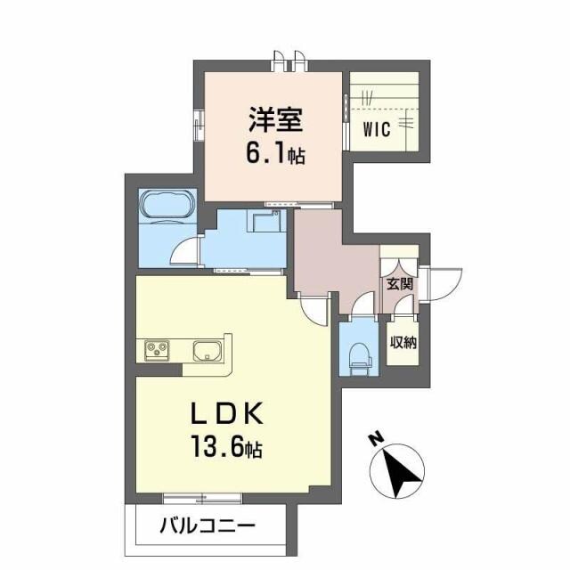 ベレオ北常三島の物件間取画像