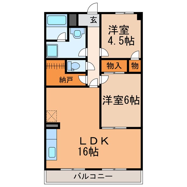 マンション桂の物件間取画像