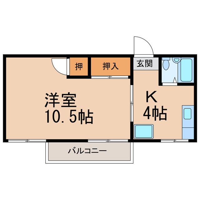 メゾンソレイユ（妙慶町）の物件間取画像