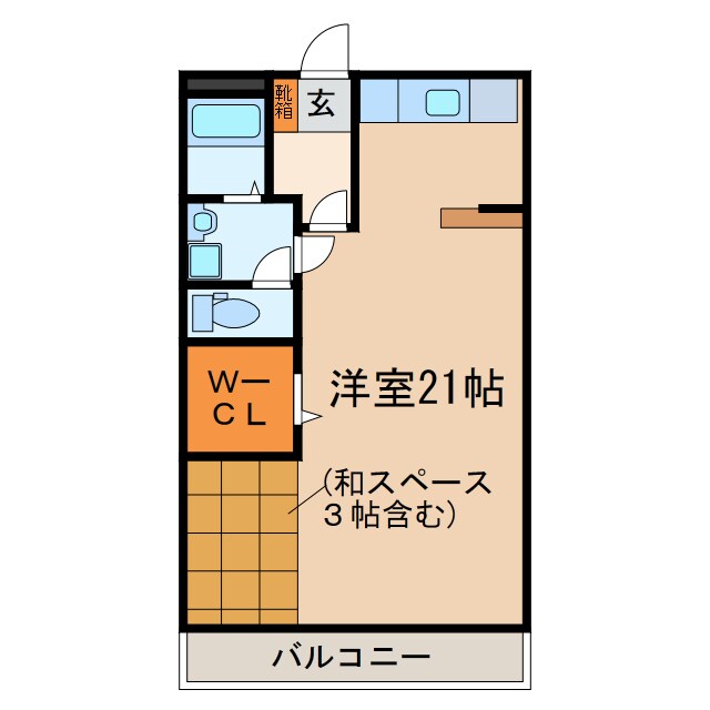 タウニーロイヤルの物件間取画像