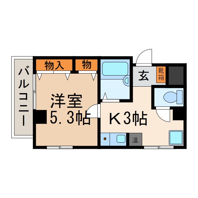 エクセレンス勝川の物件間取画像