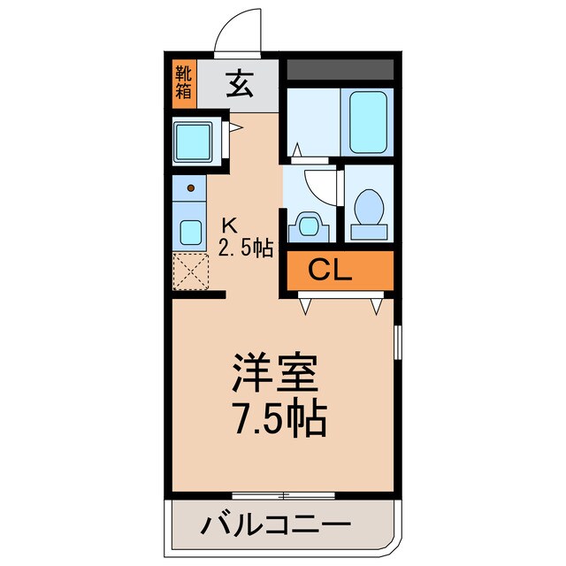 ドエルマルモ202の物件間取画像