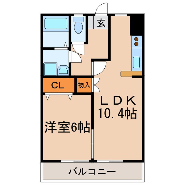 マーベラス美濃町の物件間取画像