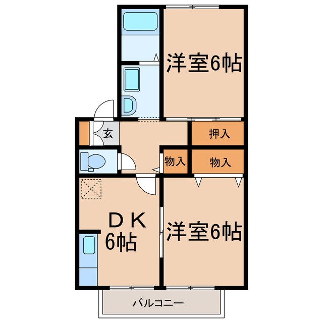 ハイモールの物件間取画像