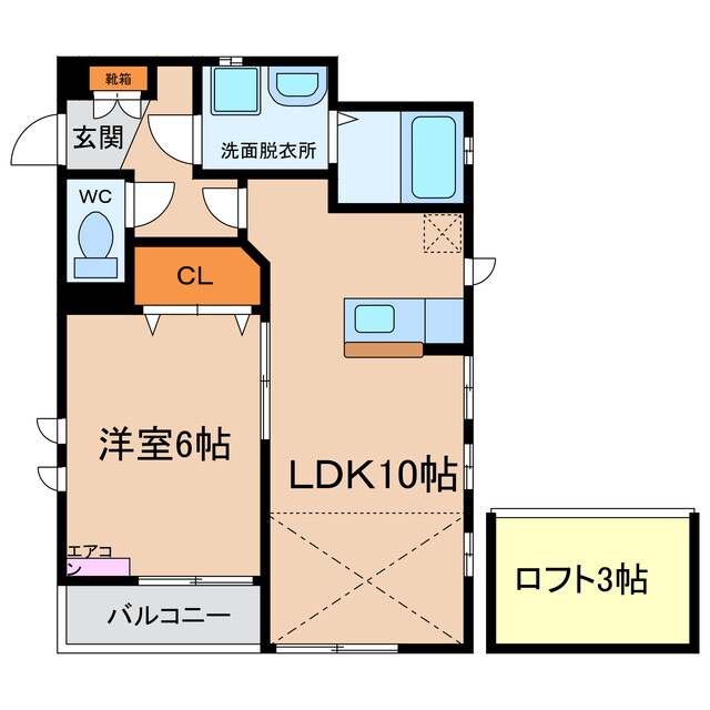 サンティールの物件間取画像