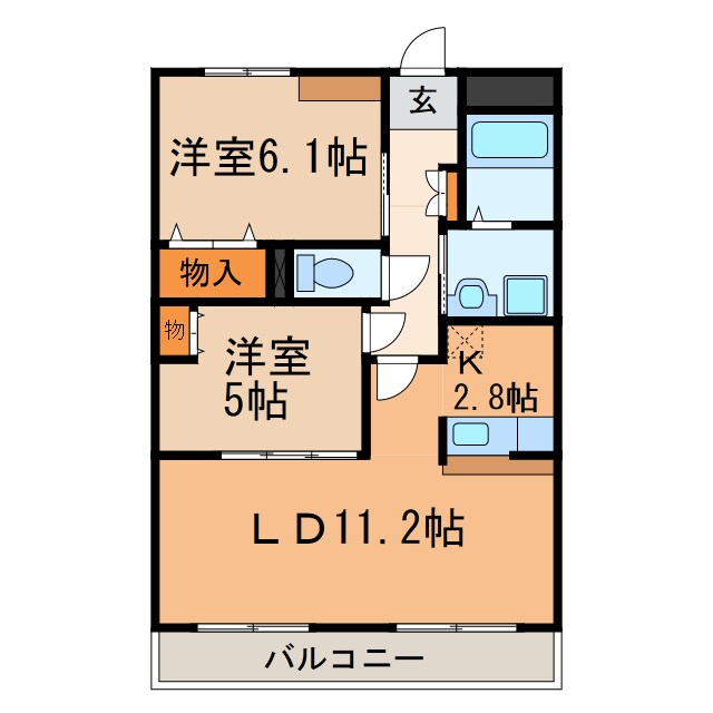 リヴィエール（松河戸町）の物件間取画像