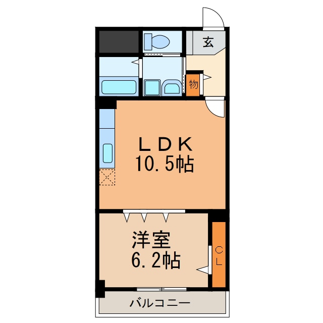 カーサANの物件間取画像