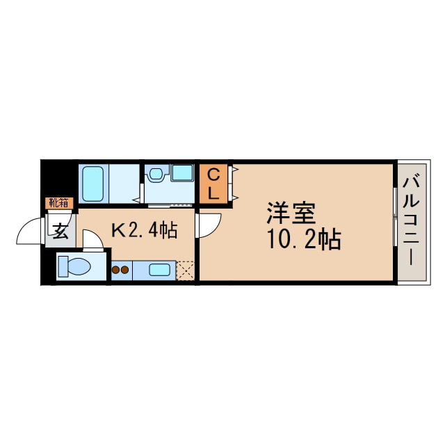 サニーコートKYの物件間取画像