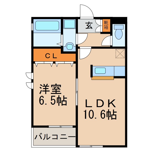 グランコートⅡの物件間取画像