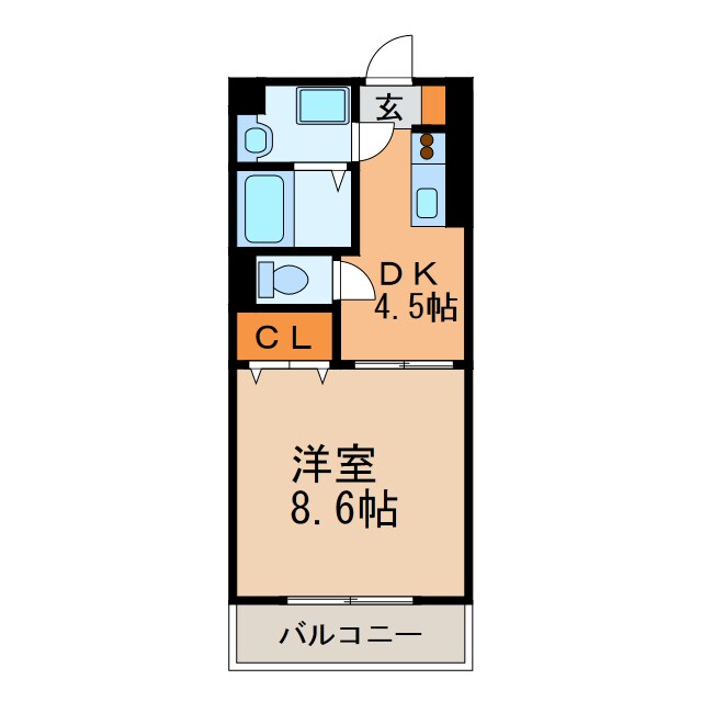 クラスト味美白山の物件間取画像