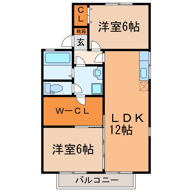 グリーンパーク井上の物件間取画像