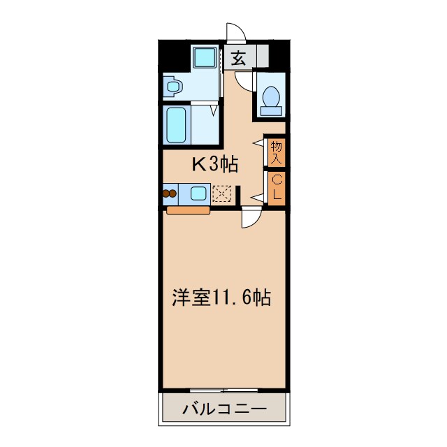 エスペランサ春日井駅前の物件間取画像