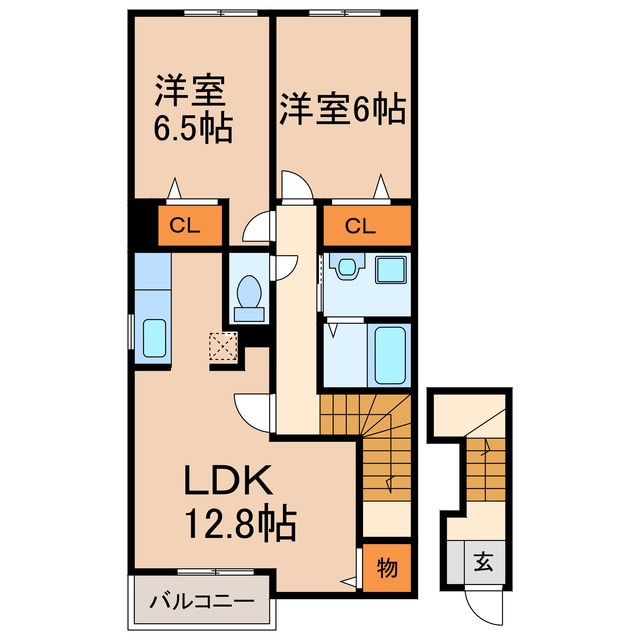 ブライトハイツの物件間取画像