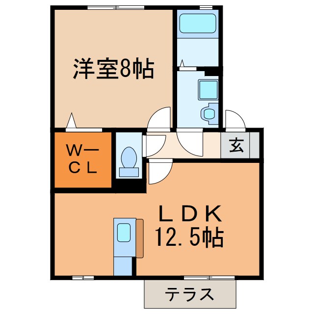 エスポワール（豊山町中道）の物件間取画像