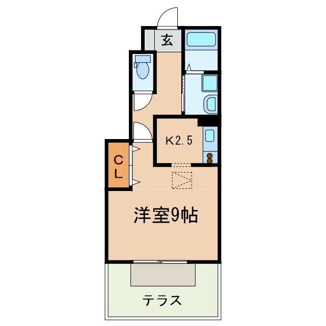 エスペランサ（篠木町）の物件間取画像