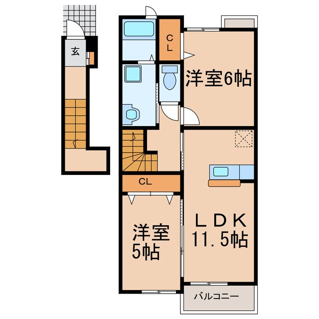 カーサ・ドマーニの物件間取画像