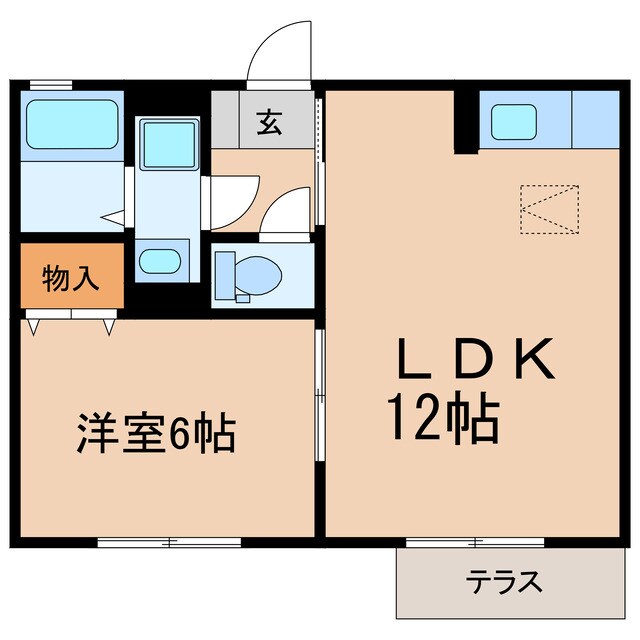 ファミール東川の物件間取画像