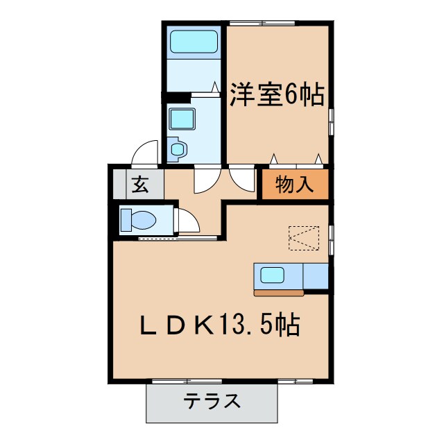 ウィルモア21Ｃの物件間取画像