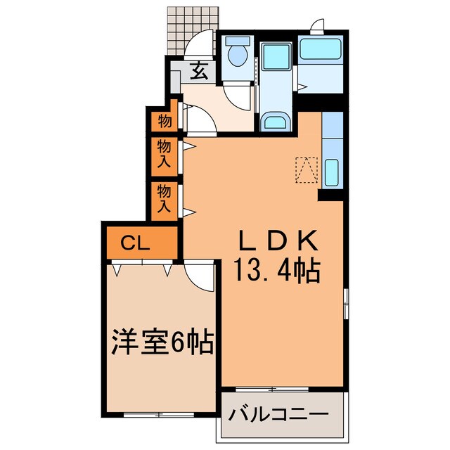 アニメート朝宮の物件間取画像