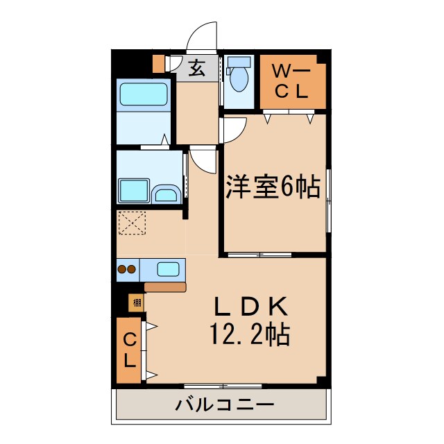 サニーサイドⅡの物件間取画像