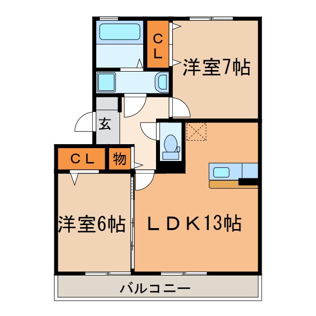 グラン・シャリオ（上志段味）の物件間取画像