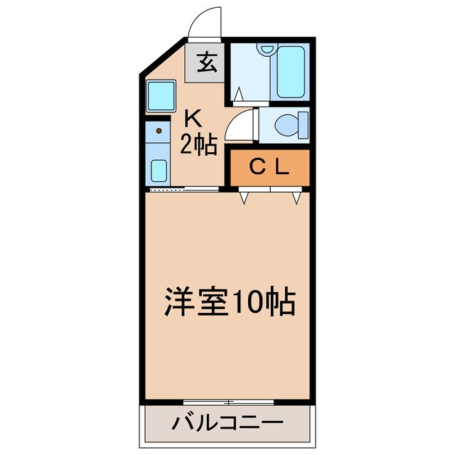 グリーンハイツ（気噴町）の物件間取画像