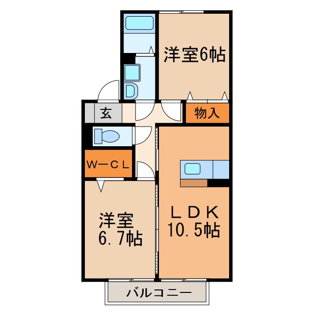 プルミエ慶の物件間取画像