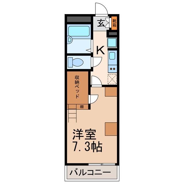 レオパレスメゾン安達の物件間取画像