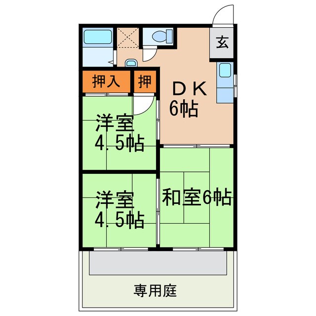 物件間取画像