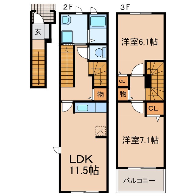 グランツ　プランドールの物件間取画像