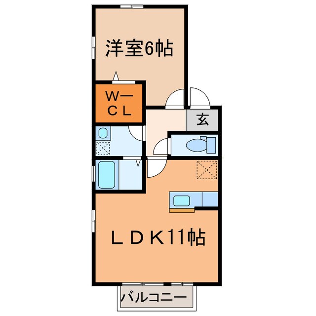 プラムビレッジの物件間取画像